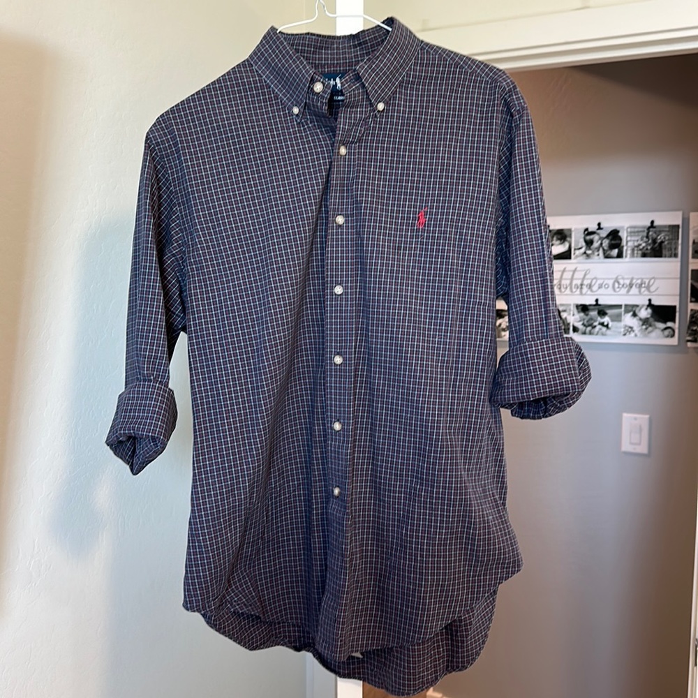 Polo button down shirt